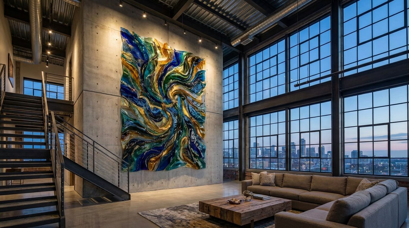 Large glass art