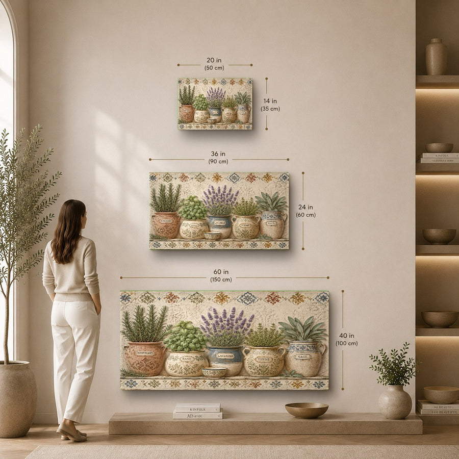 High-gloss botanical glass print creating a peaceful atmosphere in a modern wellness spa reception area.