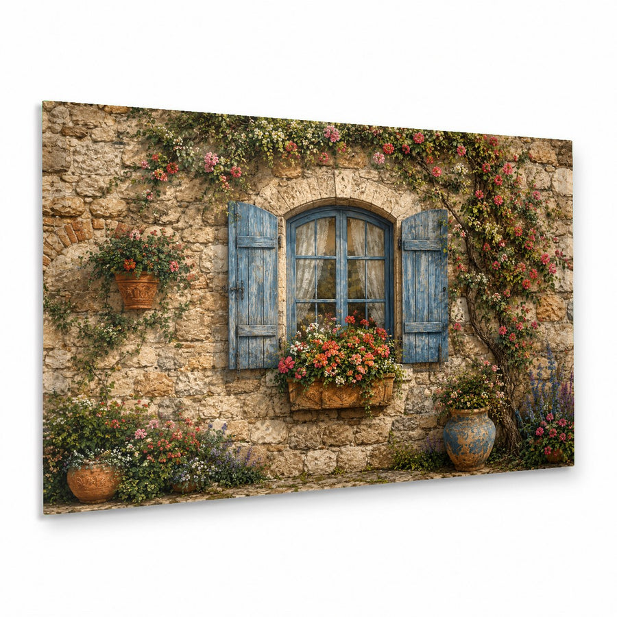 Rustic window glass wall art hanging above a beige fabric sofa in a cozy farmhouse living room.