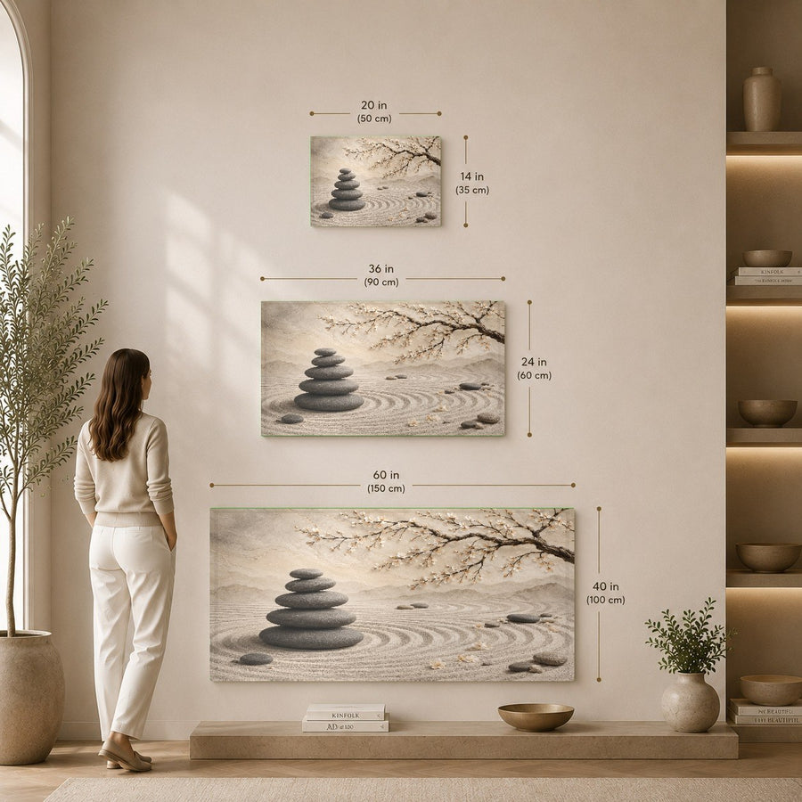 Close-up of Zen Blossom glass wall art showcasing the high-gloss finish and vibrant pastel colors.
