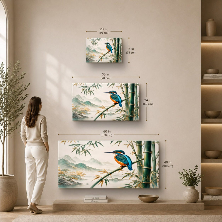 Birds Peacocks 4 tempered glass wall art displayed in a Sizes Custom Wall Art — premium UV-printed glass panel by Glass Wall Decor