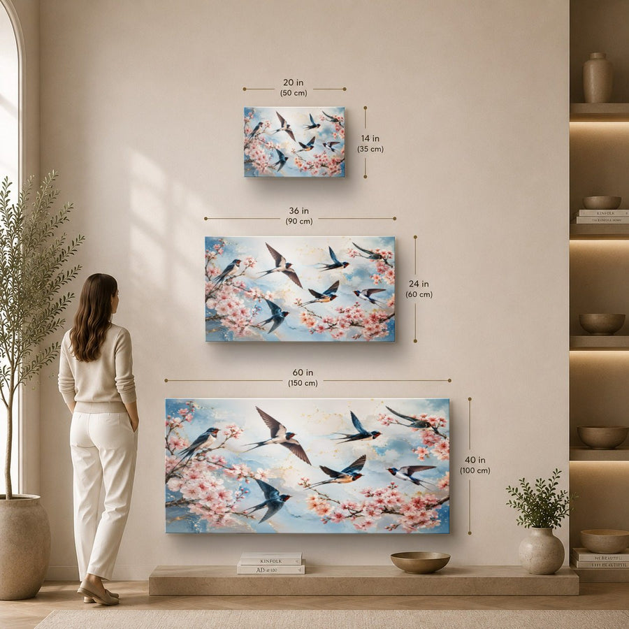Birds Peacocks 6 tempered glass wall art displayed in a Sizes Custom Wall Art — premium UV-printed glass panel by Glass Wall Decor