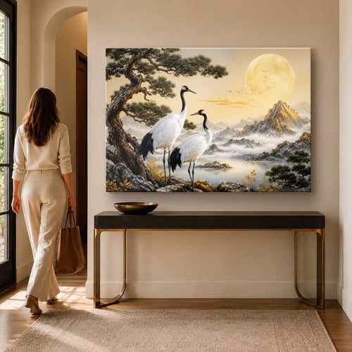 Birds Peacocks 7 tempered glass wall art displayed in a Thumbnail — premium UV-printed glass panel by Glass Wall Decor