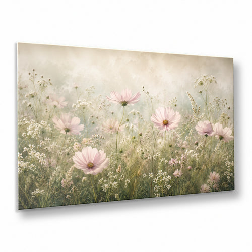 Floral 6 tempered glass wall art displayed in a Thumbnail — premium UV-printed glass panel by Glass Wall Decor