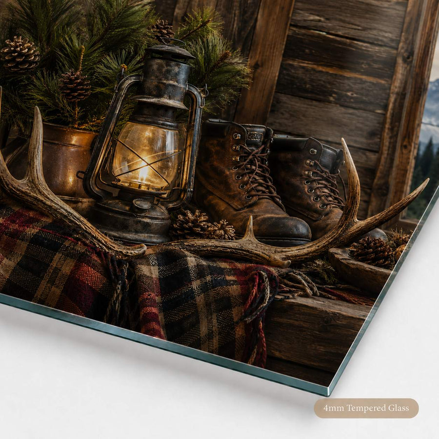 glass-wall-art-rustic-cabin-4mm-tempered-glass-detail