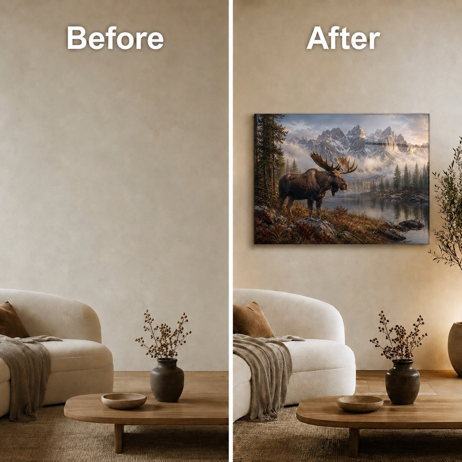 moose-mountain-lake-glass-wall-art-before-after-wall