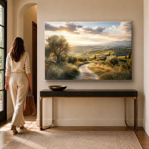 Nature Landscapes 9 tempered glass wall art displayed in a Thumbnail — premium UV-printed glass panel by Glass Wall Decor