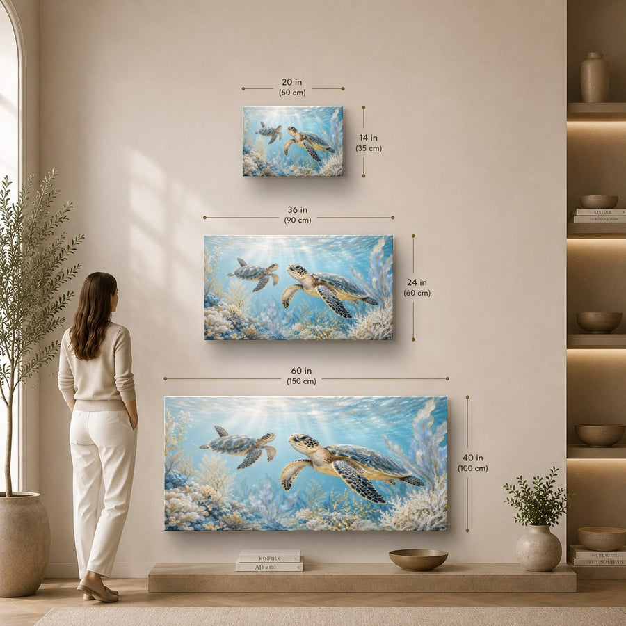 Ocean Coastal 10 tempered glass wall art displayed in a Sizes Custom Wall Art — premium UV-printed glass panel by Glass Wall Decor