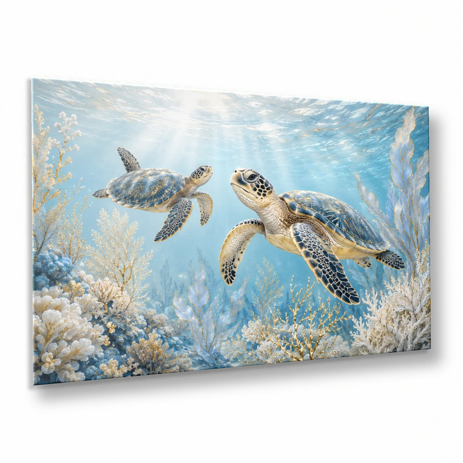 Ocean Coastal 10 tempered glass wall art displayed in a Thumbnail — premium UV-printed glass panel by Glass Wall Decor