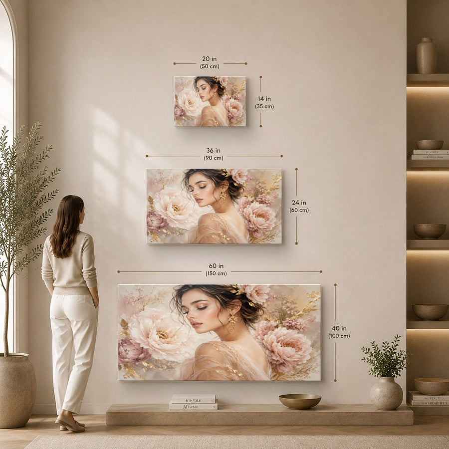 Portraits Figures 10 tempered glass wall art displayed in a Sizes Custom Wall Art — premium UV-printed glass panel by Glass Wall Decor