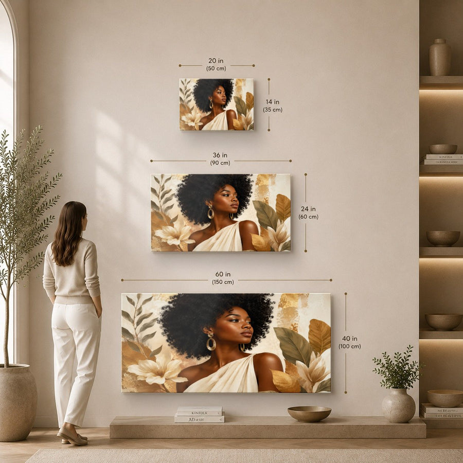 Portraits Figures 5 tempered glass wall art displayed in a Sizes Custom Wall Art — premium UV-printed glass panel by Glass Wall Decor