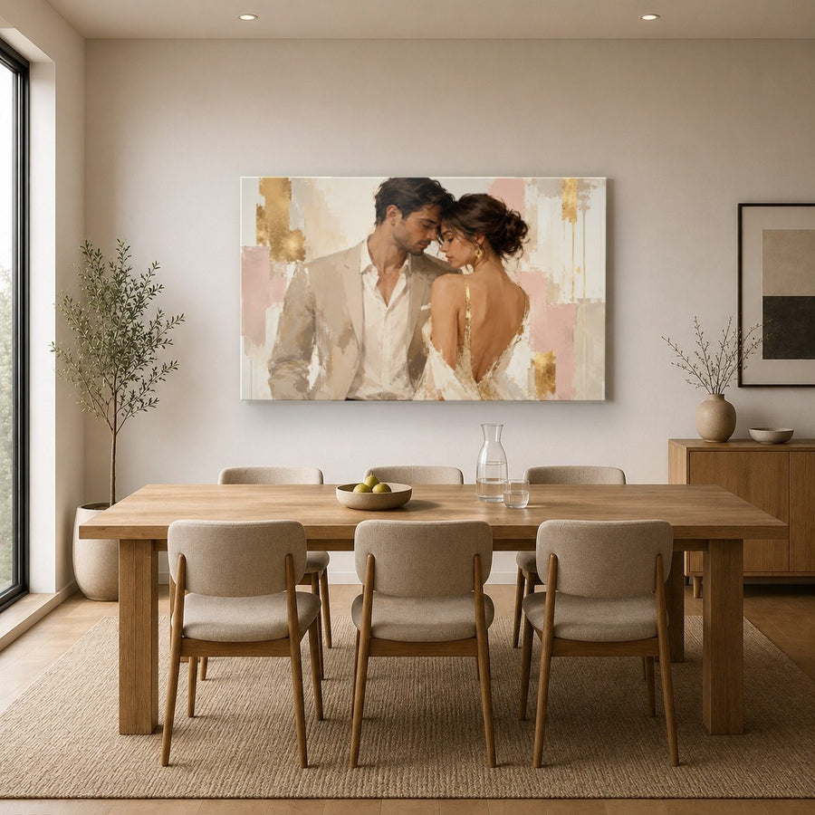 Portraits Figures 6 tempered glass wall art displayed in a Kitchen Glass Wall Art Decor — premium UV-printed glass panel by Glass Wall Decor
