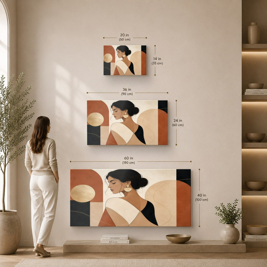 Portraits Figures 8 tempered glass wall art displayed in a Sizes Custom Wall Art — premium UV-printed glass panel by Glass Wall Decor