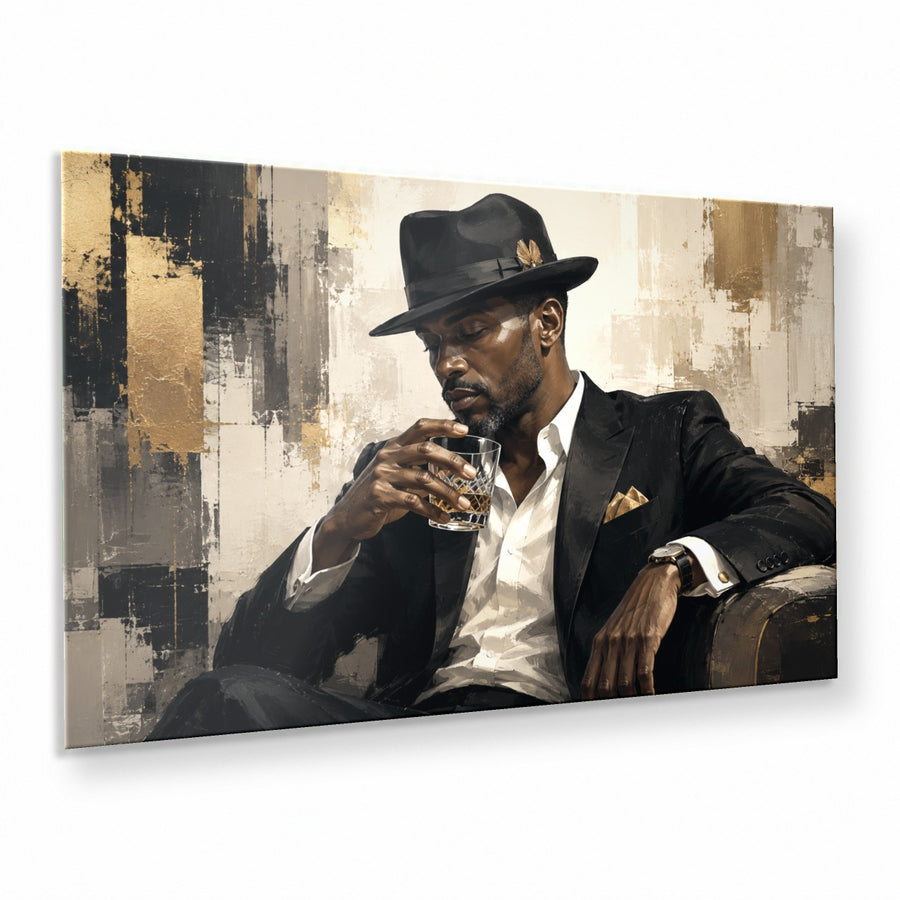 Portraits Figures 9 tempered glass wall art displayed in a Thumbnail — premium UV-printed glass panel by Glass Wall Decor