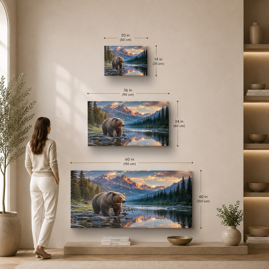 Wildlife Animals 1 tempered glass wall art displayed in a Sizes Custom Wall Art — premium UV-printed glass panel by Glass Wall Decor