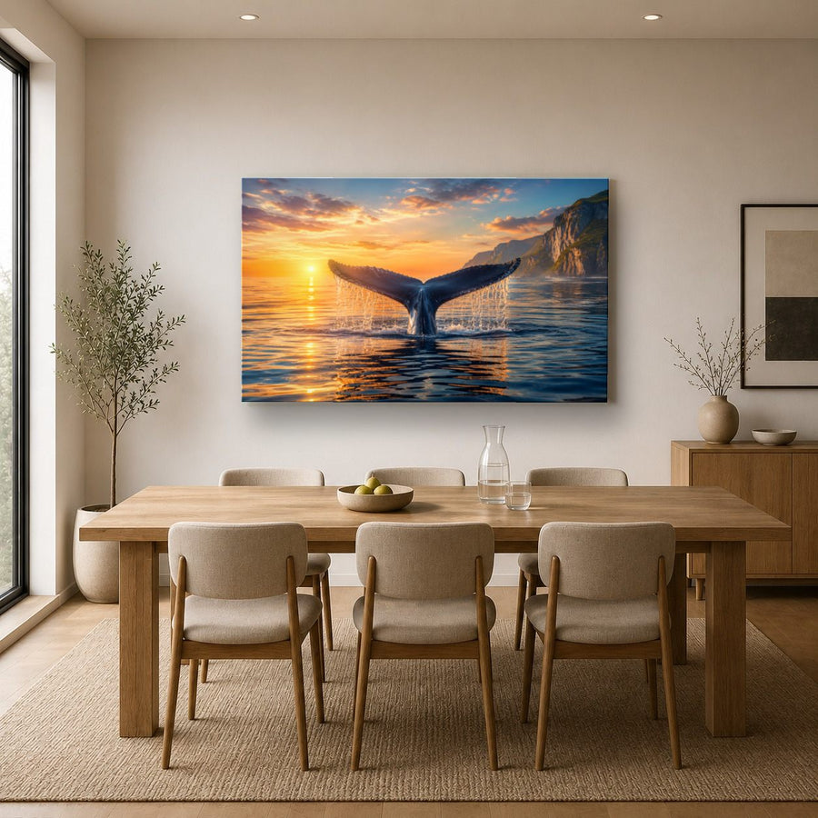 Wildlife Animals 10 tempered glass wall art displayed in a Kitchen Glass Wall Art Decor — premium UV-printed glass panel by Glass Wall Decor