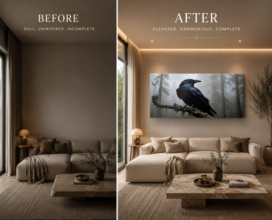 Wildlife Animals 5 tempered glass wall art displayed in a Living Room Wall Art — premium UV-printed glass panel by Glass Wall Decor