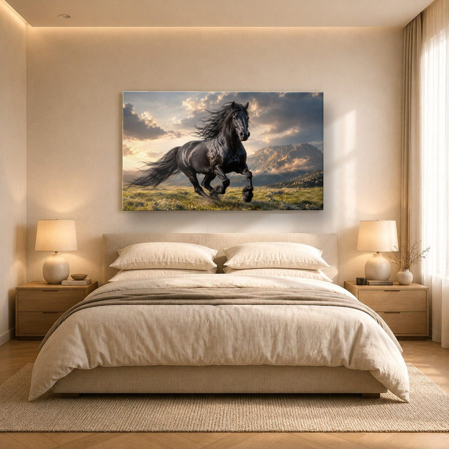 Wildlife Animals 6 tempered glass wall art displayed in a Bedroom Wall Art — premium UV-printed glass panel by Glass Wall Decor