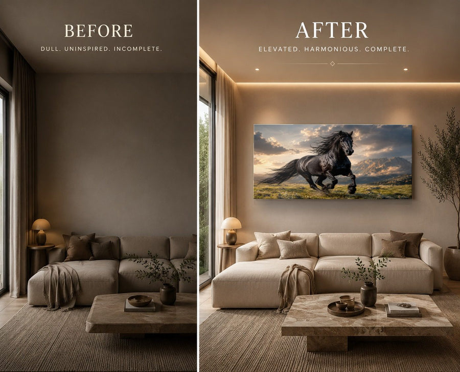 Wildlife Animals 6 tempered glass wall art displayed in a Living Room Wall Art — premium UV-printed glass panel by Glass Wall Decor