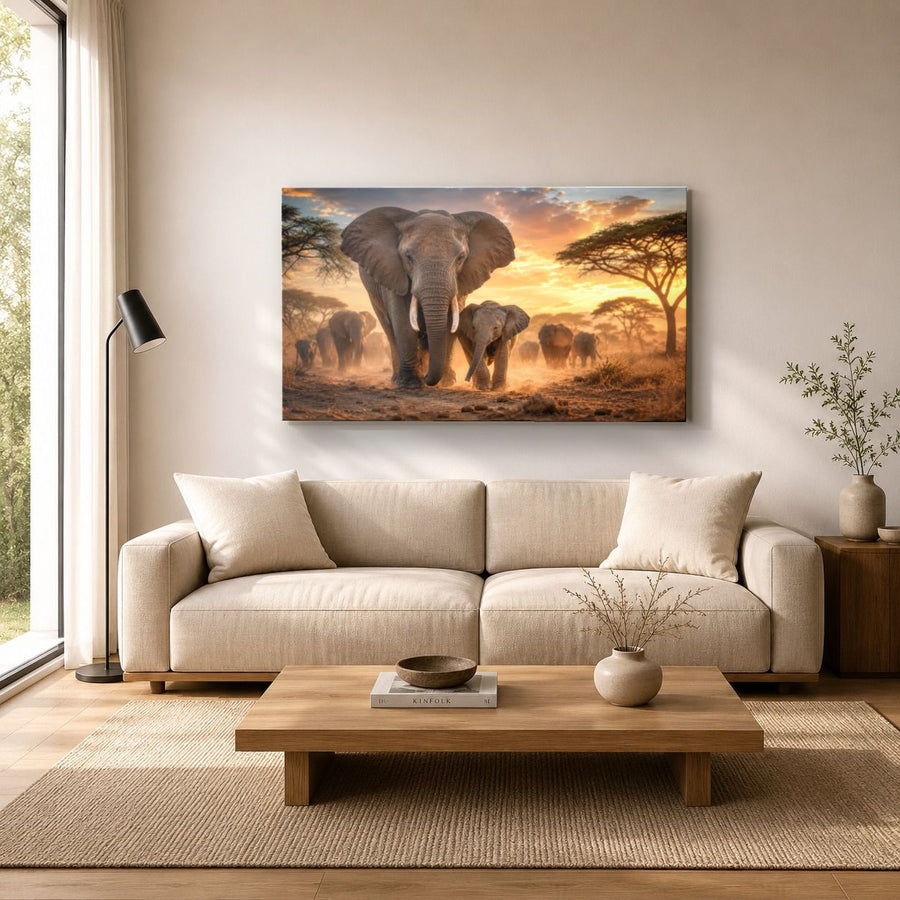 Wildlife Animals 7 tempered glass wall art displayed in a Living Room Wall Art Tempered Glass — premium UV-printed glass panel by Glass Wall Decor
