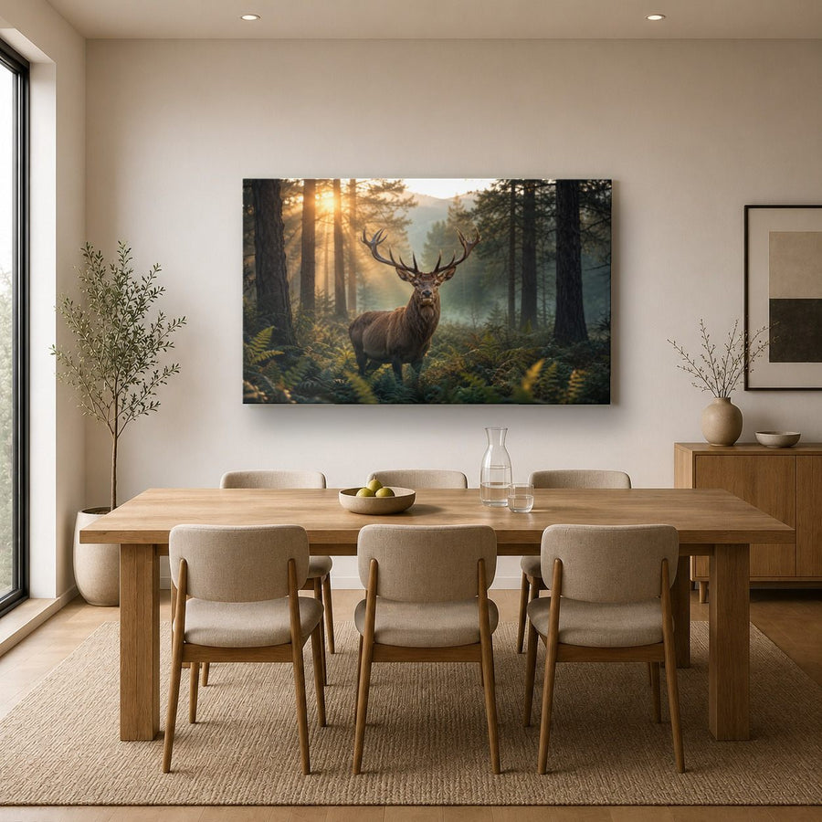 Wildlife Animals 8 tempered glass wall art displayed in a Kitchen Glass Wall Art Decor — premium UV-printed glass panel by Glass Wall Decor