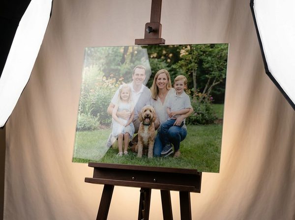 Custom photo printed on premium tempered glass wall art