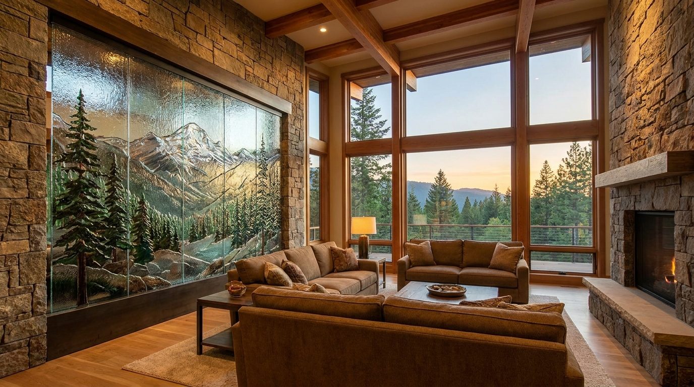 Nature Glass Wall Art | Landscape Tempered Glass Prints | GWD