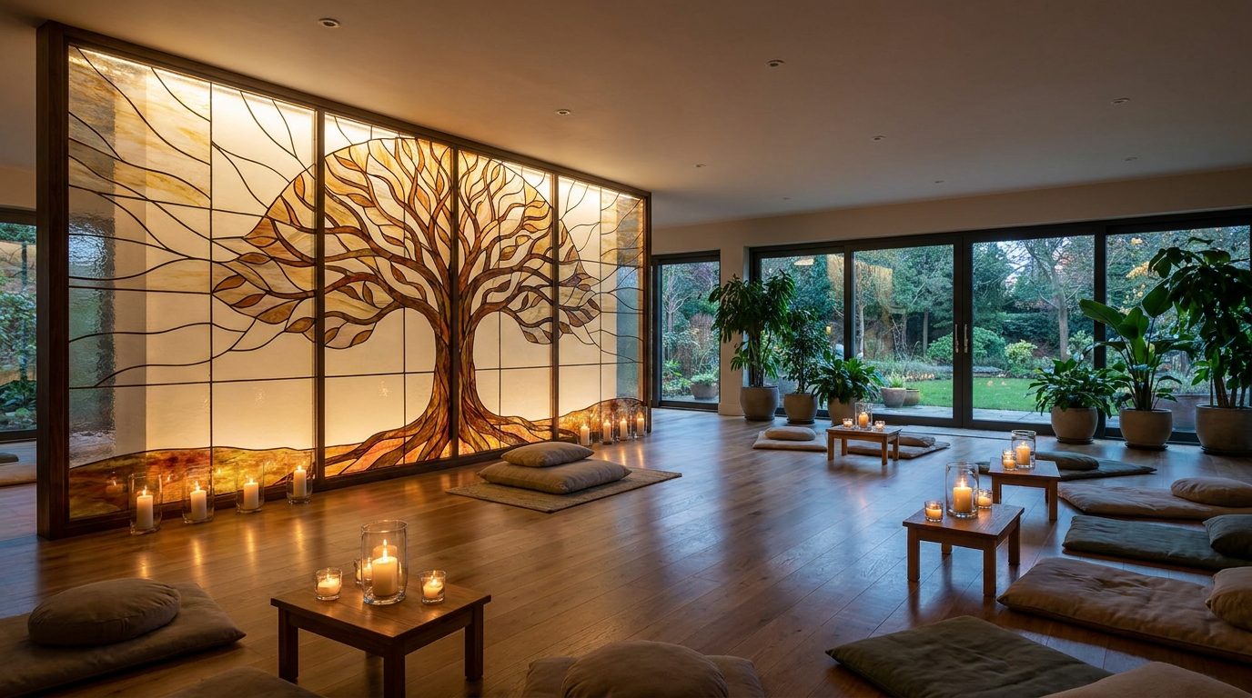 Spiritual Glass Wall Art | Mystical Tempered Glass Prints | GWD